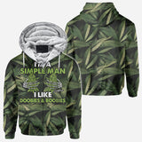 I'm A Simple Man I Like Doobies & Boobies - Personalized Weed All Over Shirt