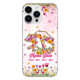 Mama Bear - Personalized Mother Clear Phone Case