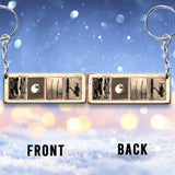 Vintage Fishing Custom Name - Personalized Fishing Keychain