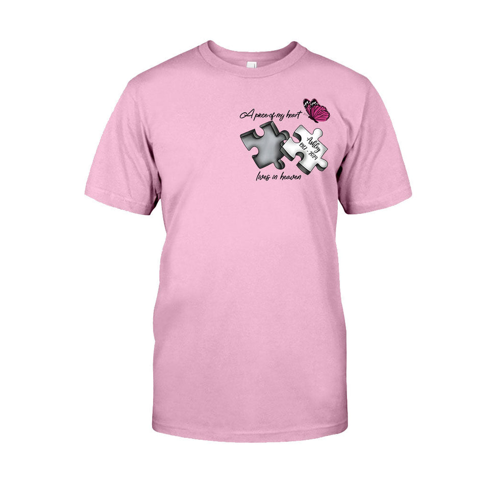 Toujours dans mes pensées, à jamais dans mon cœur - T-shirt et sweat à capuche commémoratifs personnalisés