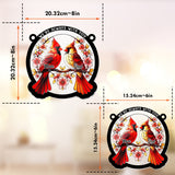 We're Always With You - Personalized Memorial Window Hanging Suncatcher Ornament
