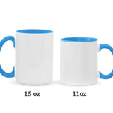 Salty Lil' Beach Turtle Lovers Inflated - Personalized Turtle Accent Mug