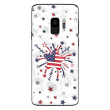 Grandma's Little Star 4th Of July - Personalized Grandma Phone Case