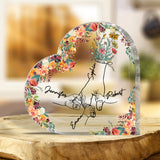 Mother And Daughters - Personalized Mother Custom Shaped Acrylic Plaque