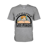 Get In Loser Funny Snorkeler - Personalized Scuba Diving T-shirt And Hoodie