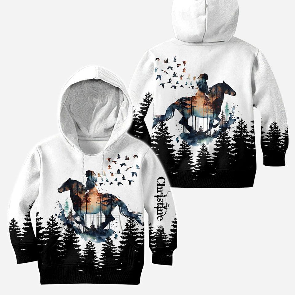 Horse Girl - Personalized Horse Hoodie and Leggings