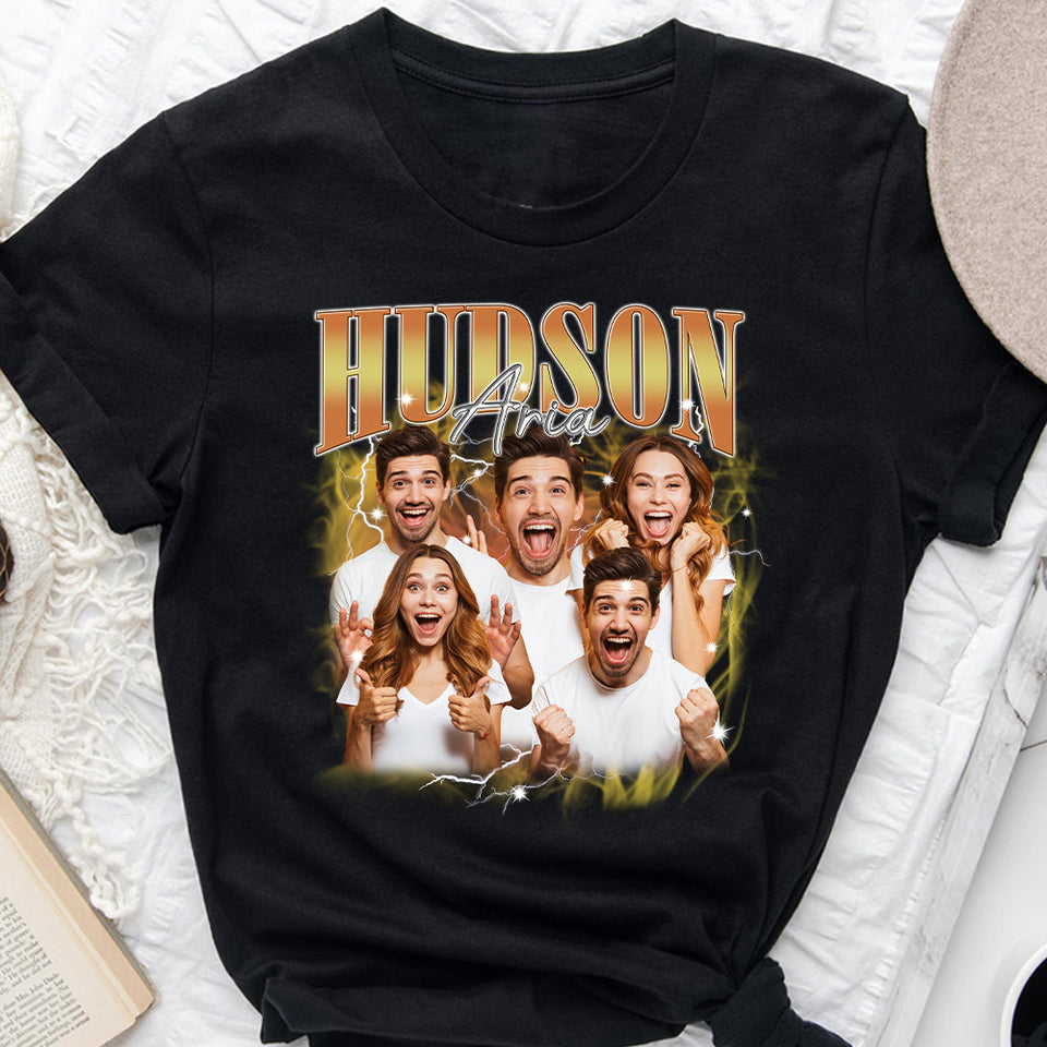 Custom Text And Photos - gift for anyone - Personalized T-shirt And Hoodie
