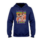 Love Is Love Bootleg Rainbow - Personalized LGBT Support T-shirt And Hoodie