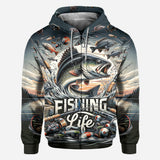 Fishing Life - Fishing All Over Shirt