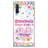 Grandma's Heart - Personalized Grandma Phone Case