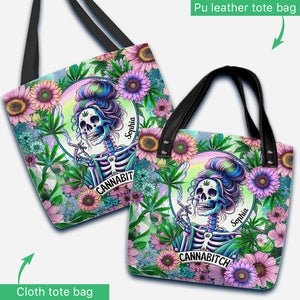 Cannabitch - Personalized Weed Tote Bag