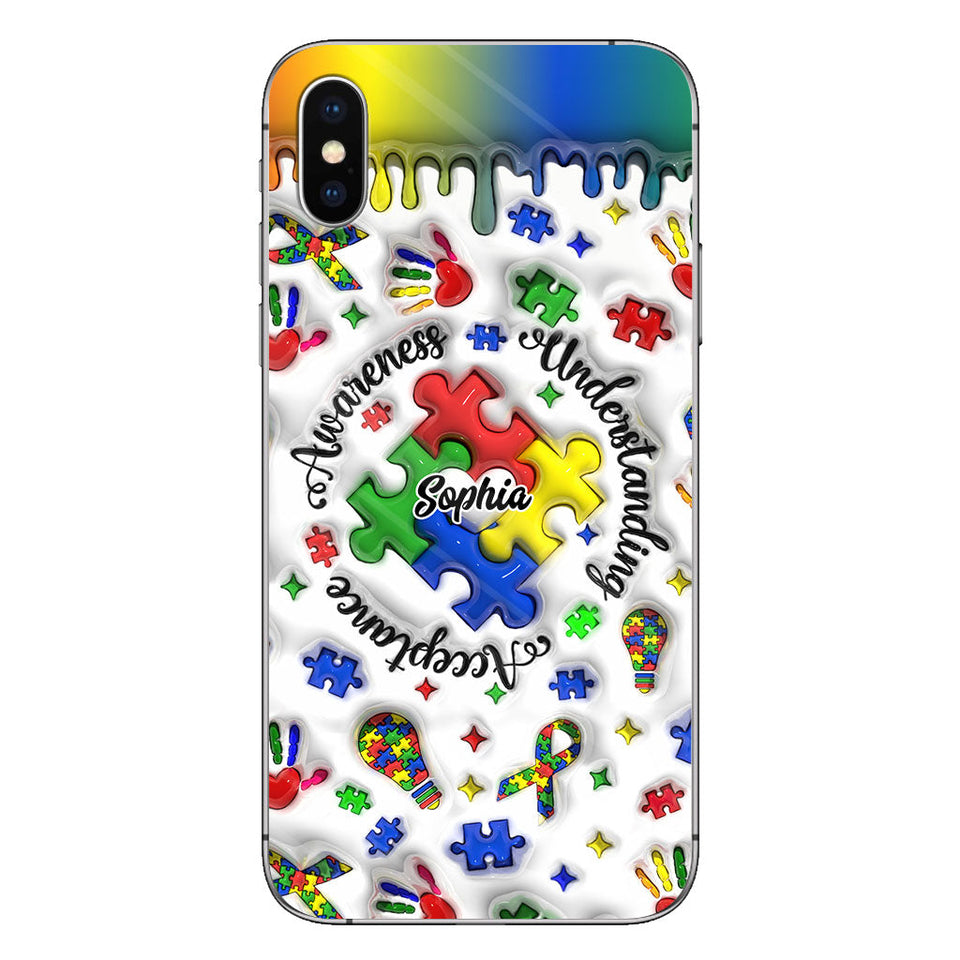 Sensibilisation à l'autisme - Coque de téléphone personnalisée pour la sensibilisation à l'autisme