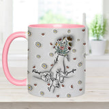 Holding Mom's Hand - Personalized Mother Accent Mug