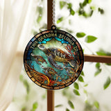 This Grandma Belongs To - Personalized Grandma Window Hanging Suncatcher Ornament