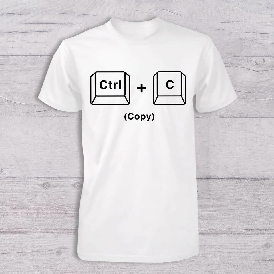 Copy Paster - Personalized Father T-shirt And Baby Onesie