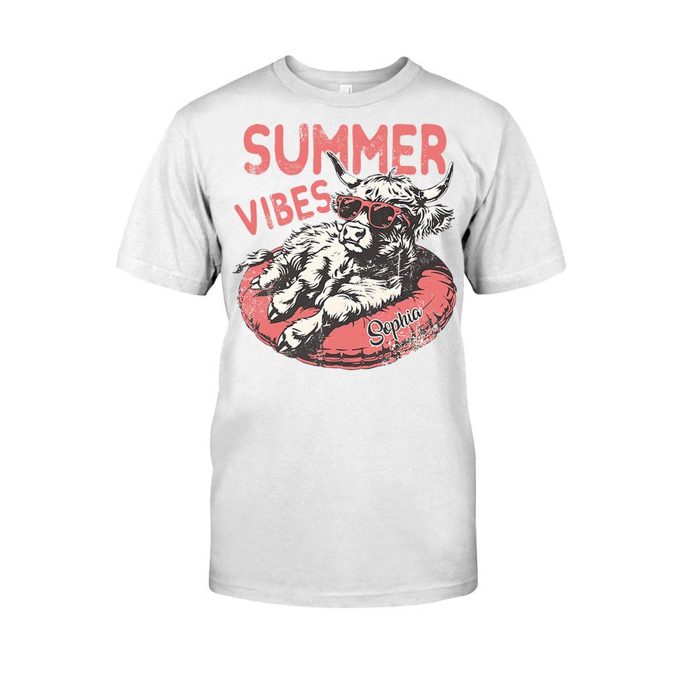 Summer Vibes - Personalized T-shirt And Hoodie