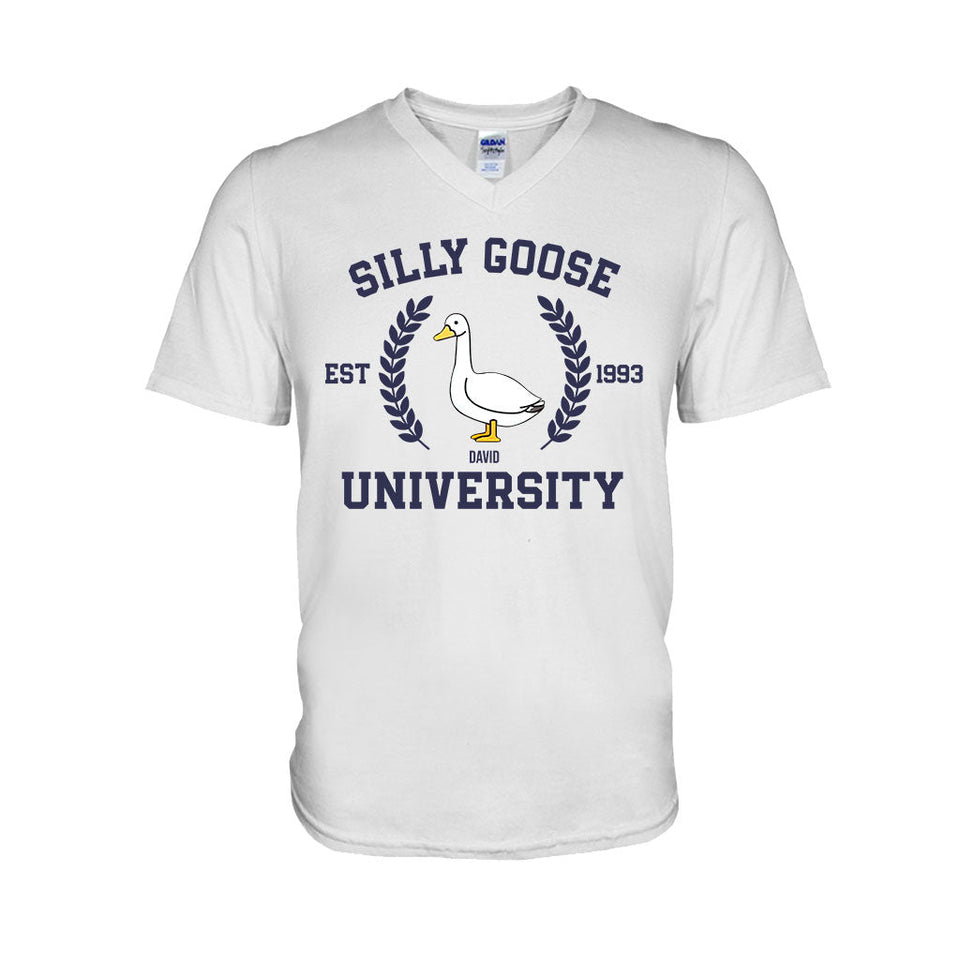 Silly Goose University - Personalized Sarcasm T-shirt And Hoodie