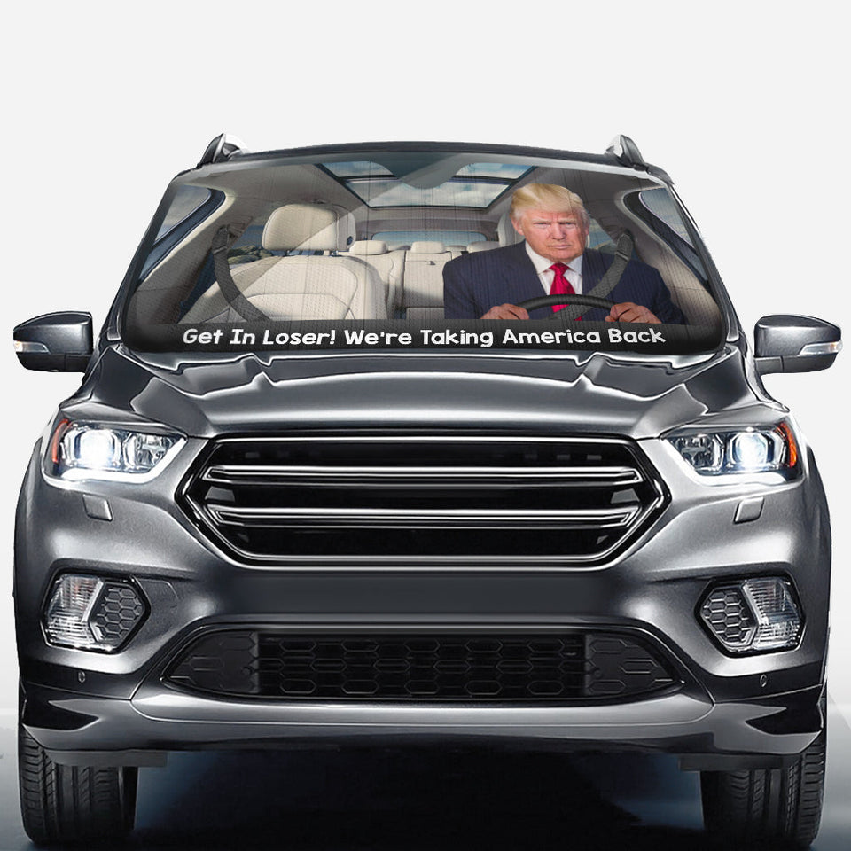 Get In Loser - Car Sunshade