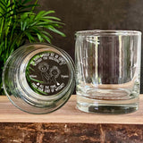 My Butt Would Be So Lonely - Personalized Couple Engraved Whiskey Glass