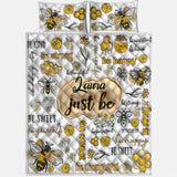 Just Bee Happy - Personalized Quilt Set