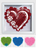 Best Fur Mom Ever - Personalized Dog Flower Shadow Box