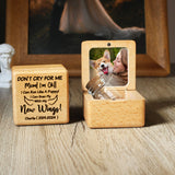 Don't Cry For Me I'm Ok - Personalized Dog Pet Fur Keepsake