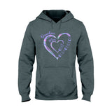 First Mom Now Grandma Butterfly Version - Personalized Grandma T-shirt And Hoodie