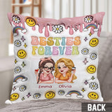 Besties Forever - Personalized Bestie Throw Pillow