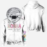 This Grandma Wears Her Heart On Her Sleeve - Personalized Grandma All Over Shirt