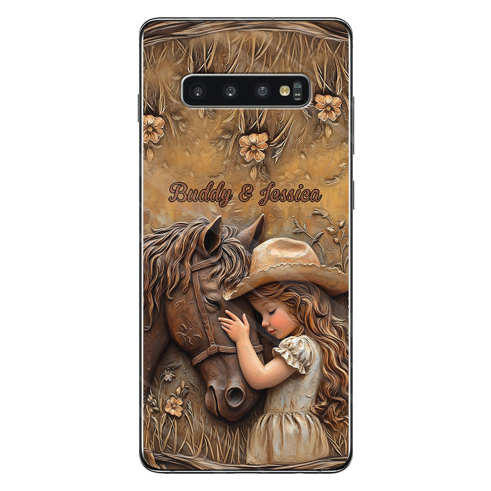 Just A Girl Who Loves Horse - Personalized Horse Clear Phone Case