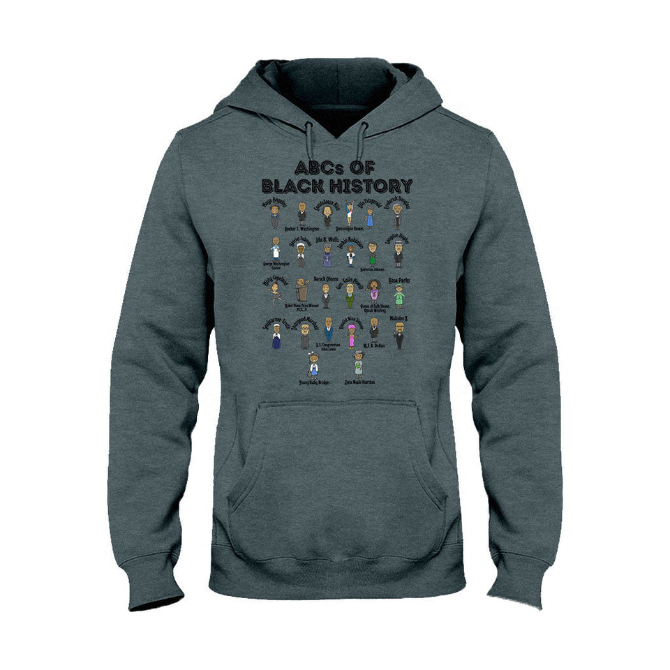 ABCs Of Black History - Personalized African American T-shirt And Hoodie