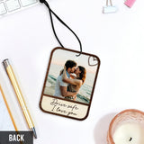 Drive Safe I Love You - Personalized Couple Rectangle Air Freshener