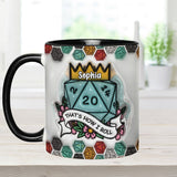 That's How I Roll - Personalized RPG Accent Mug