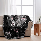 Night Butterfly - Personalized Butterfly Blanket