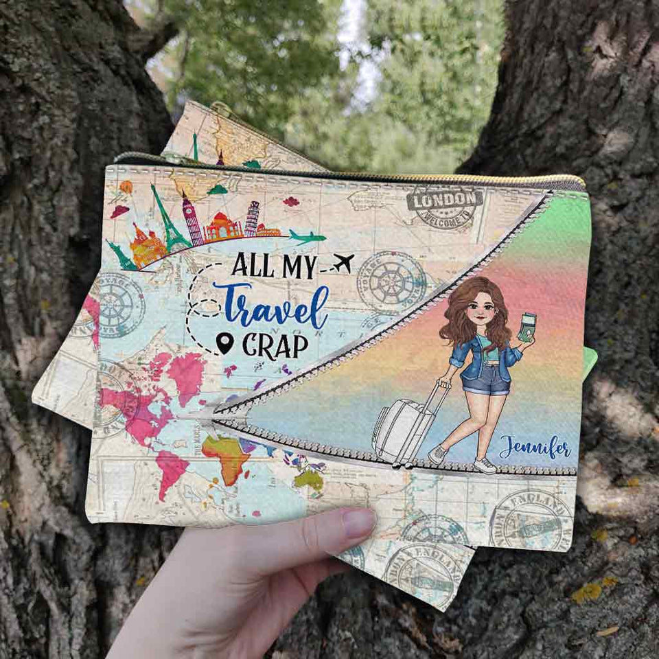 All My Travel Crap - Personalized Travelling Pouch