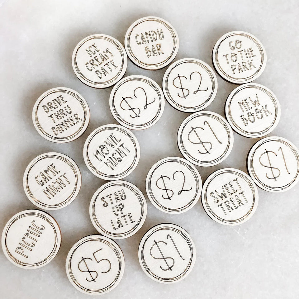 Easter Egg Tokens Set - Easter Day Easter Egg Tokens