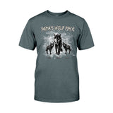 Papa's Wolf Pack Thunder Bootleg - Personalized Father T-shirt And Hoodie
