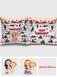 Tonight Who Hoo - Personalized Couple Throw Pillow