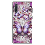 Floral Butterflies - Personalized Butterfly Phone Case