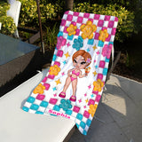 Bestie Forever - Personalized Bestie Beach Towel