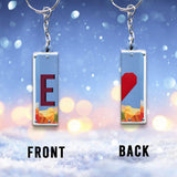 Any Letter Liscense PLate - Personalized Couple Matching Keychain