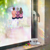 Love You Mom - Personalized Mother Suncatcher Decal