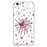 Grandma's Little Star 4th Of July - Personalized Grandma Phone Case