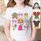Back to School Coquette - Personalized Kid T-shirt And Hoodie