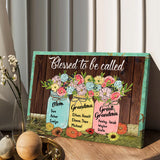 Blessed To Be Called - Personalized Grandma Canvas And Poster