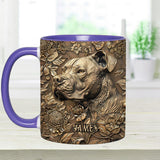 Cool Pitbull - Personalized Dog Accent Mug