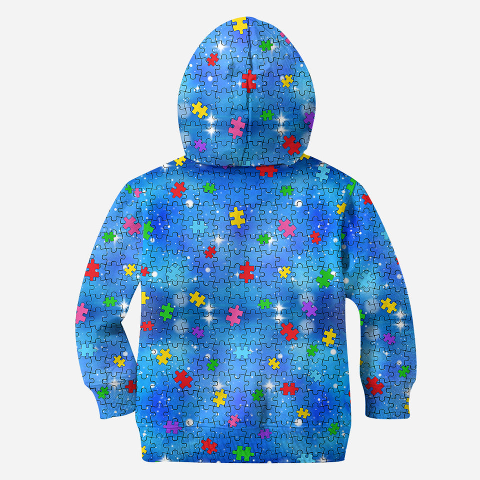 Sweat à capuche et legging « Maman Ours » pour la sensibilisation à l'autisme