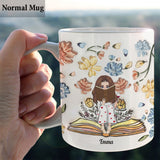 Just A Girl Who Loves Books - Personalized Book Mug