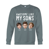 Awesome Like My Children - Personalized Father T-shirt And Hoodie