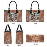 Touch Down Season - Personalized Football Leather Handbag